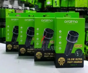 Oraimo Car Charger With 2 Aux Pins