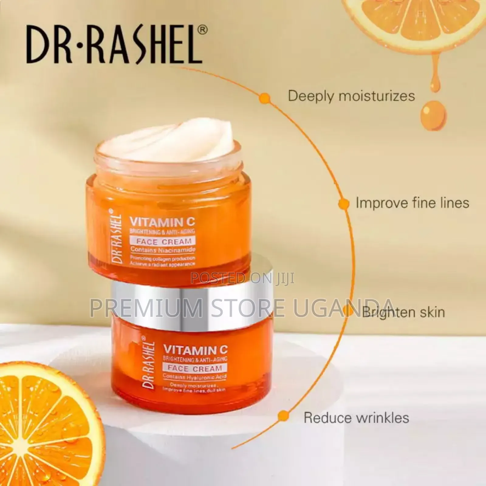 Dr. Rashel Vitamin C Serum + Cream Combo Set | 100% Original | Ugx 
