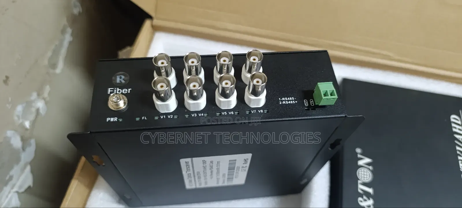 8ch Analog Ahd/Cvi/Tvi to Ip Fibre Optic Converter