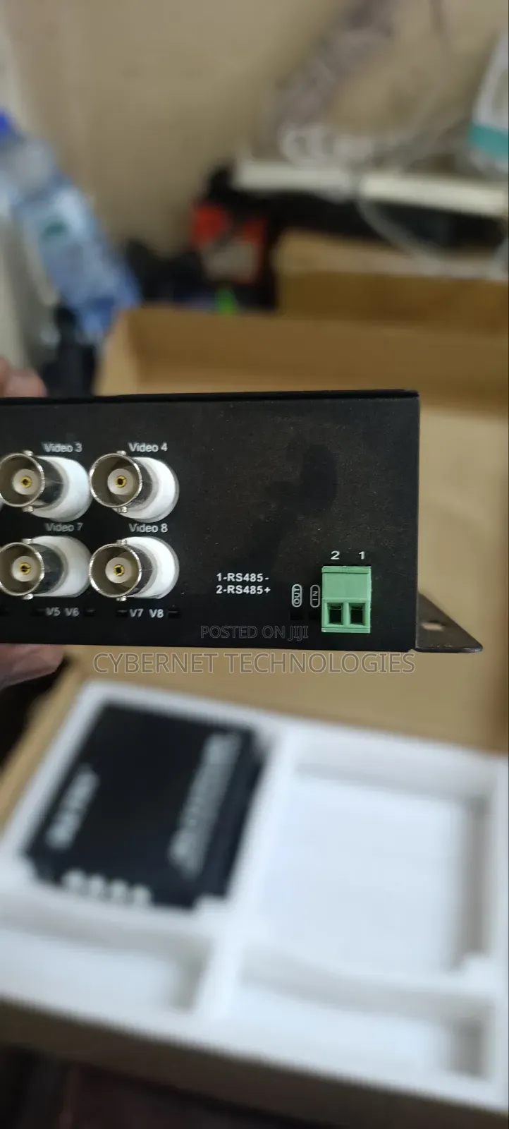 8ch Analog Ahd/Cvi/Tvi to Ip Fibre Optic Converter