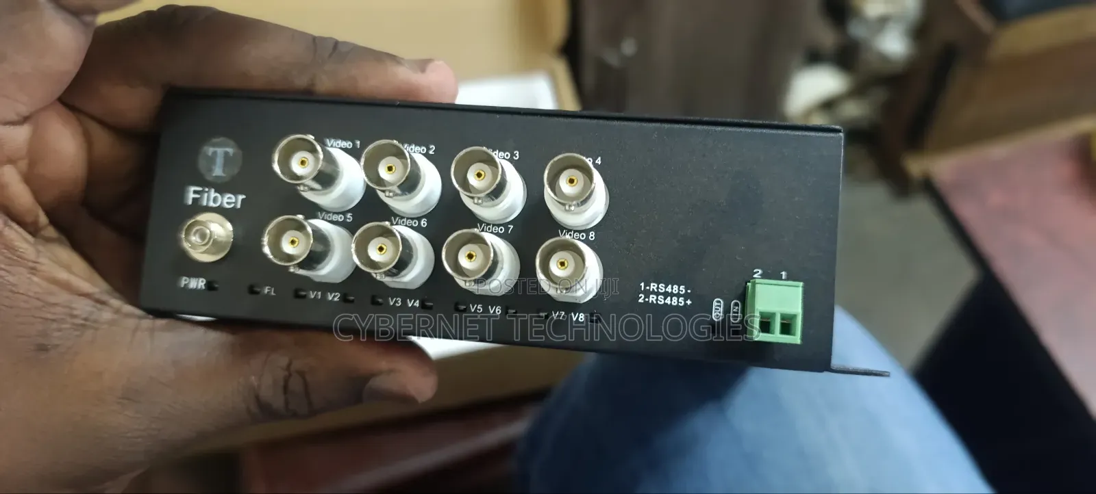 8ch Analog Ahd/Cvi/Tvi to Ip Fibre Optic Converter
