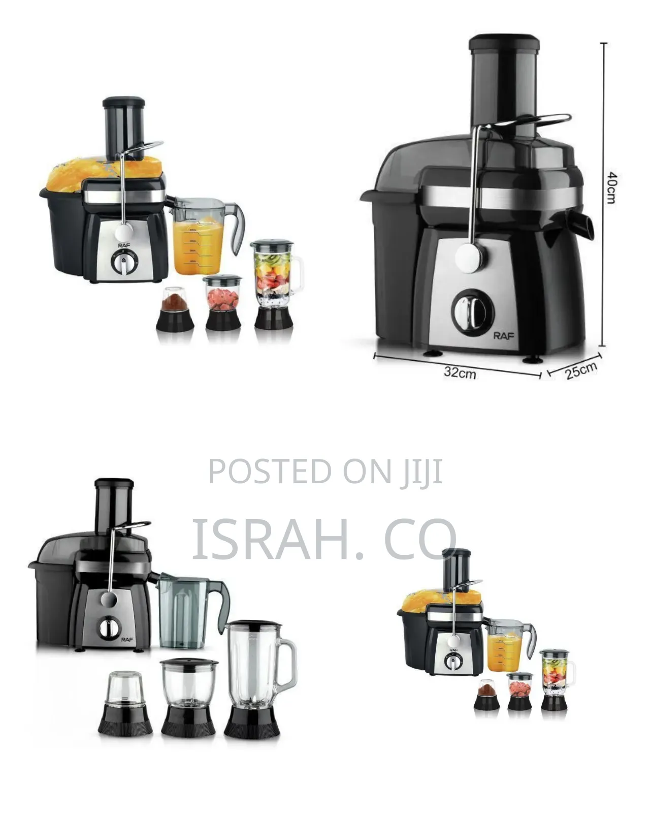 4 in 1 Juicer - Clear