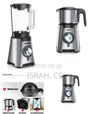 Avinas Multifunction Food Processor and Blender System - Multicolor