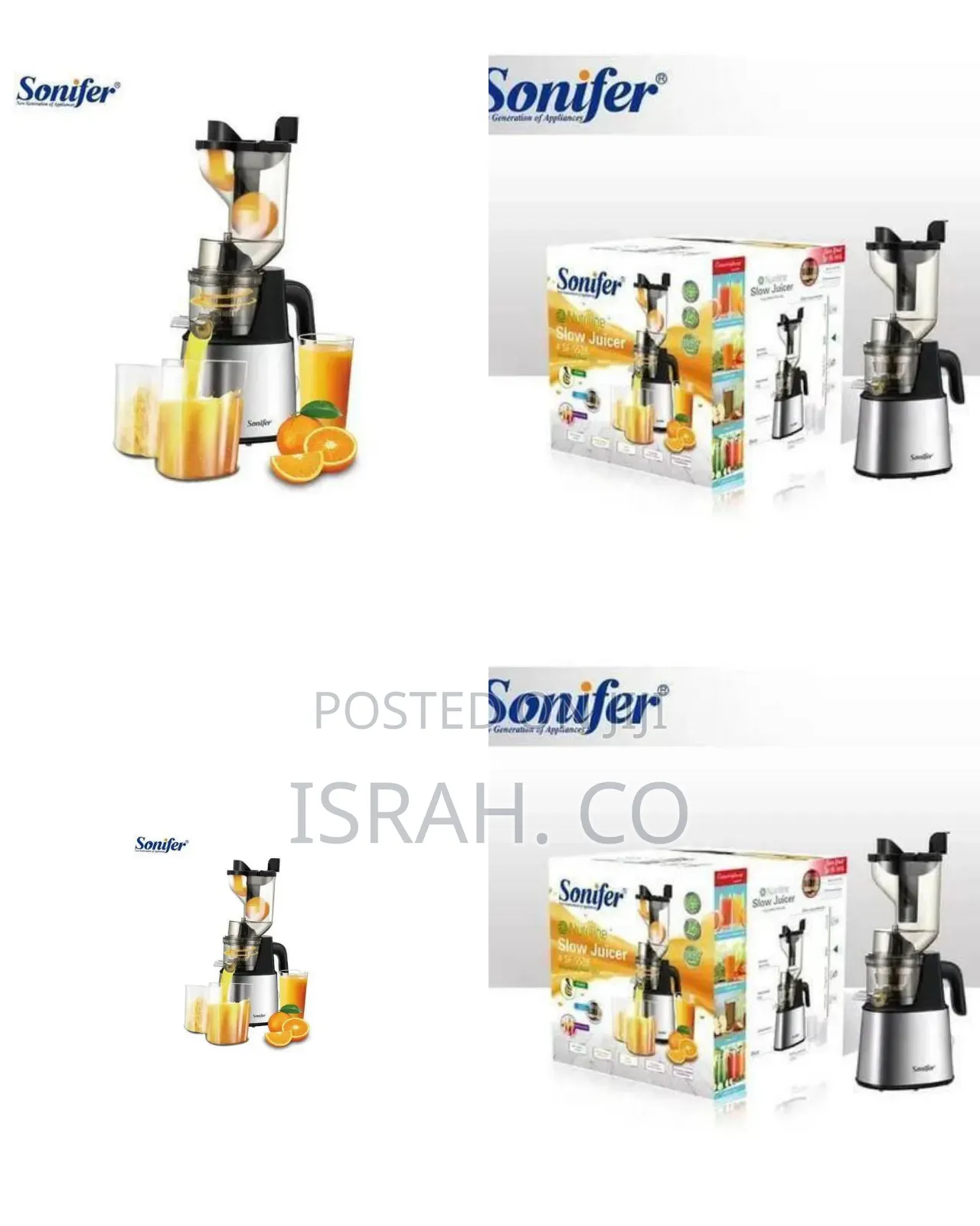 Sonifer Sonifer Slow Juicer - Masticating Juicer for Nutrient-Rich