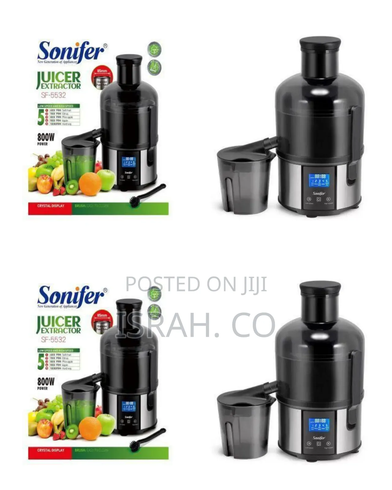 Sonifer Juicer Extractor With Low Speed and High Efficiency