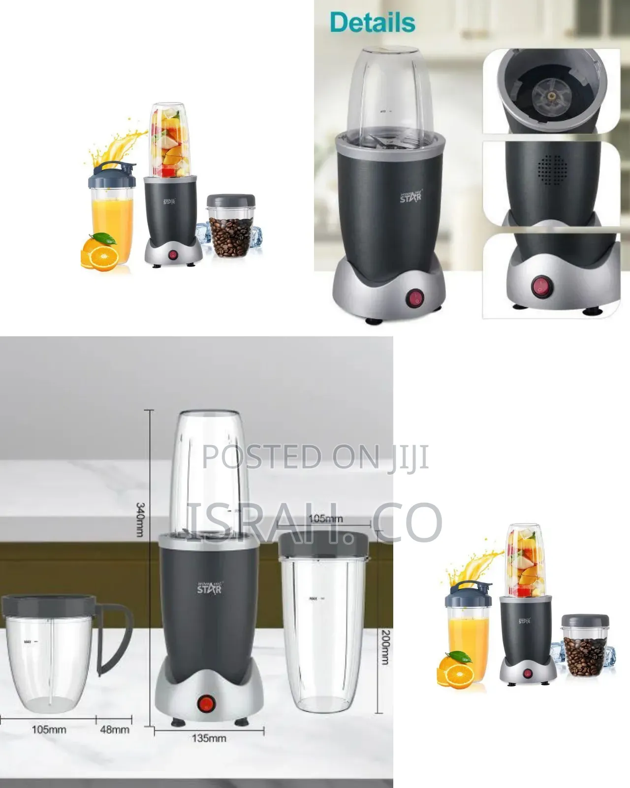 Winningstar Multifunctional 3-in-1 Blender