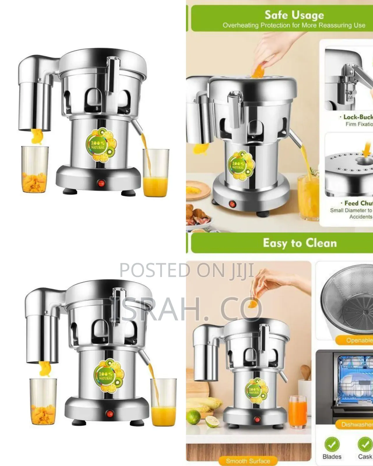 Professional Commercial Grade Stainless Steel Juice Extractor