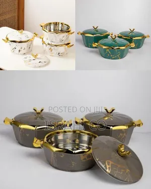Elegant Insulated Serving Casseroles / Food Warmer Set