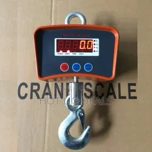 500kg Rechargeable Hanging Crane Weighing Scale - Black