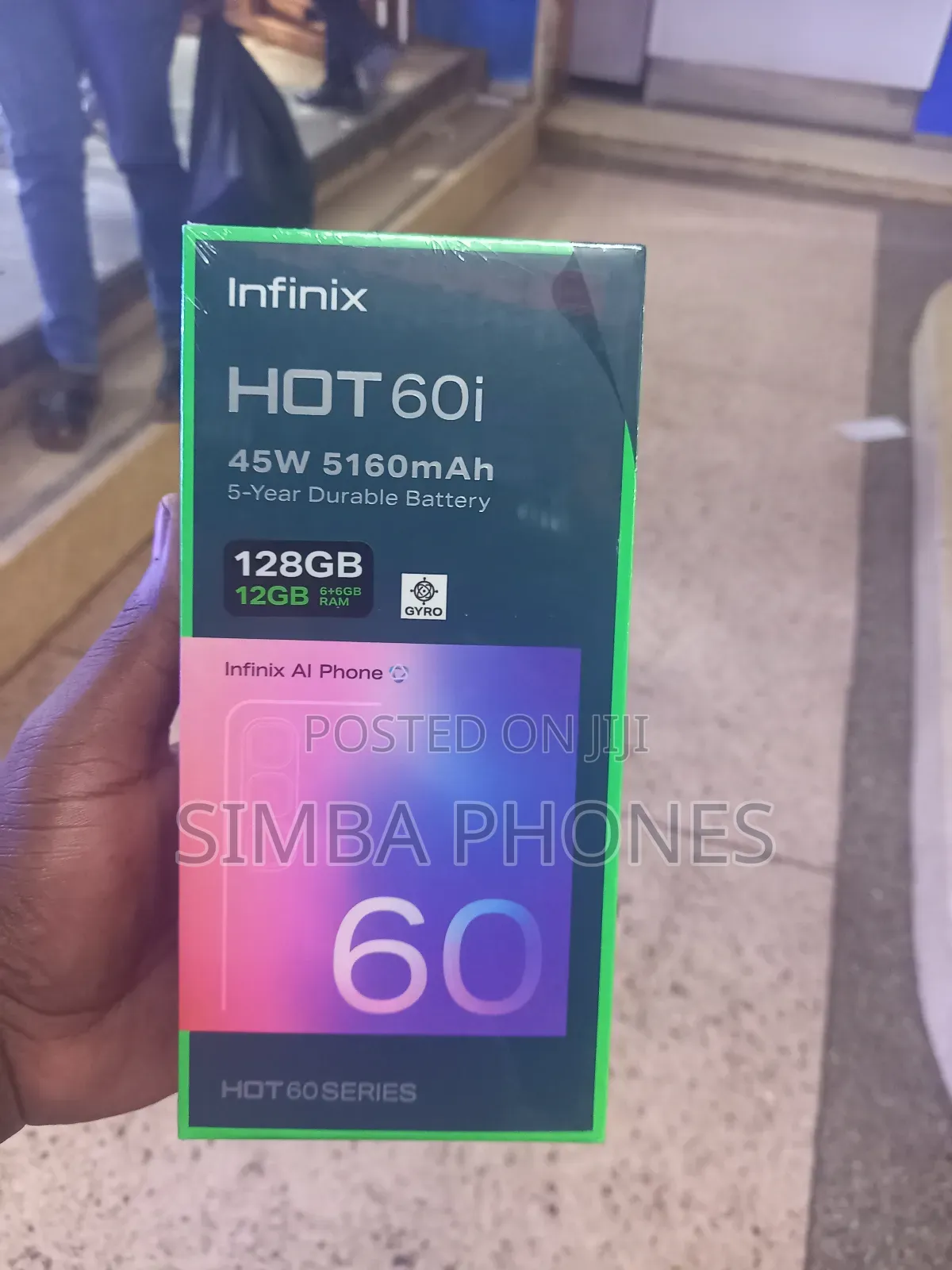 New Infinix Hot 60i 128 GB Green