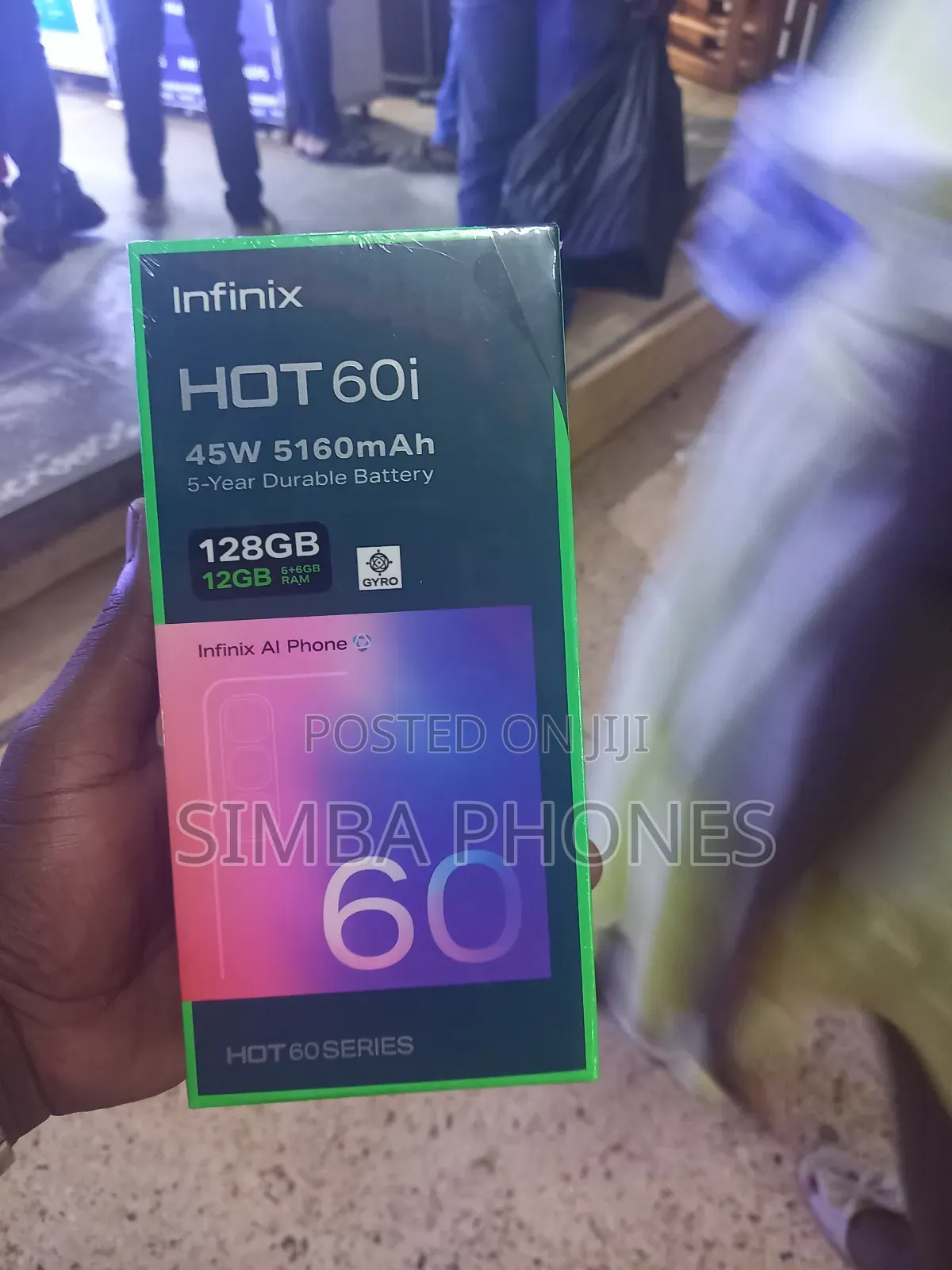 New Infinix Hot 60i 128 GB Green