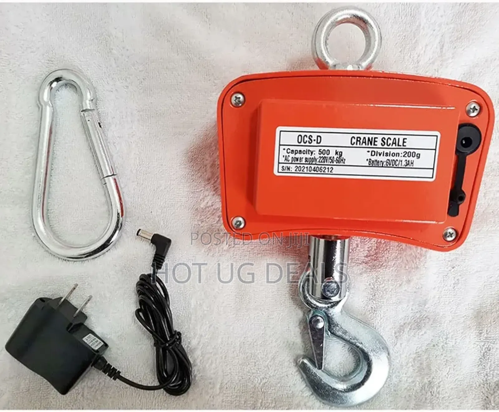 500kg Rechargeable Hanging Crane Weighing Scale