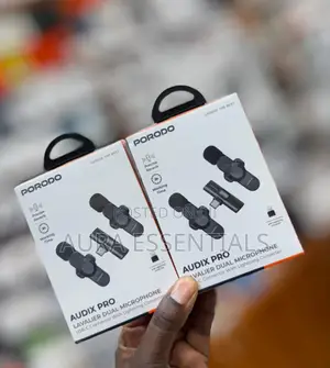 Porodo Audix Pro Lavalier Dual Microphone
