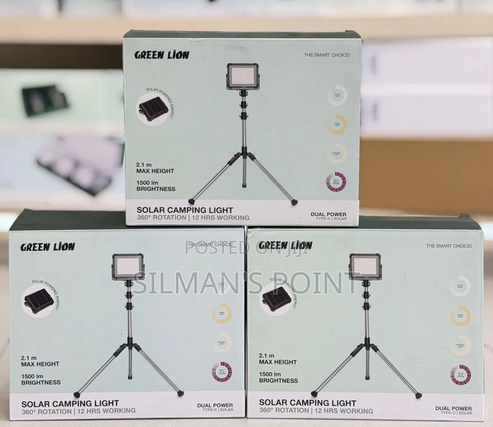Green Lion Solar Camping Light