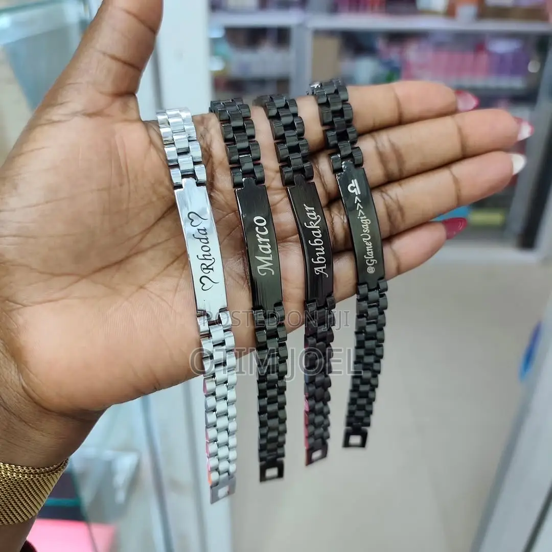 Customised Unisex Stainless Steel Bracelet