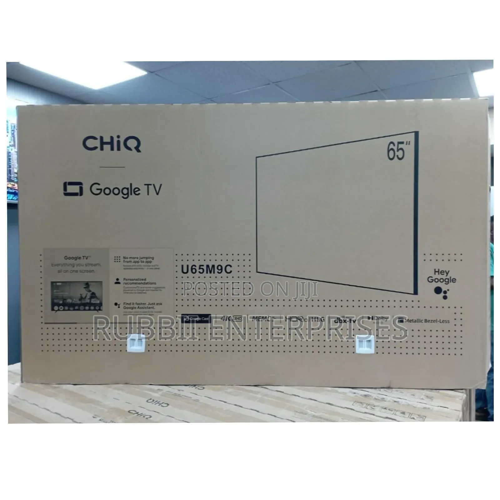 Chiq 65-Inch Google Tv (Model U65m9c).