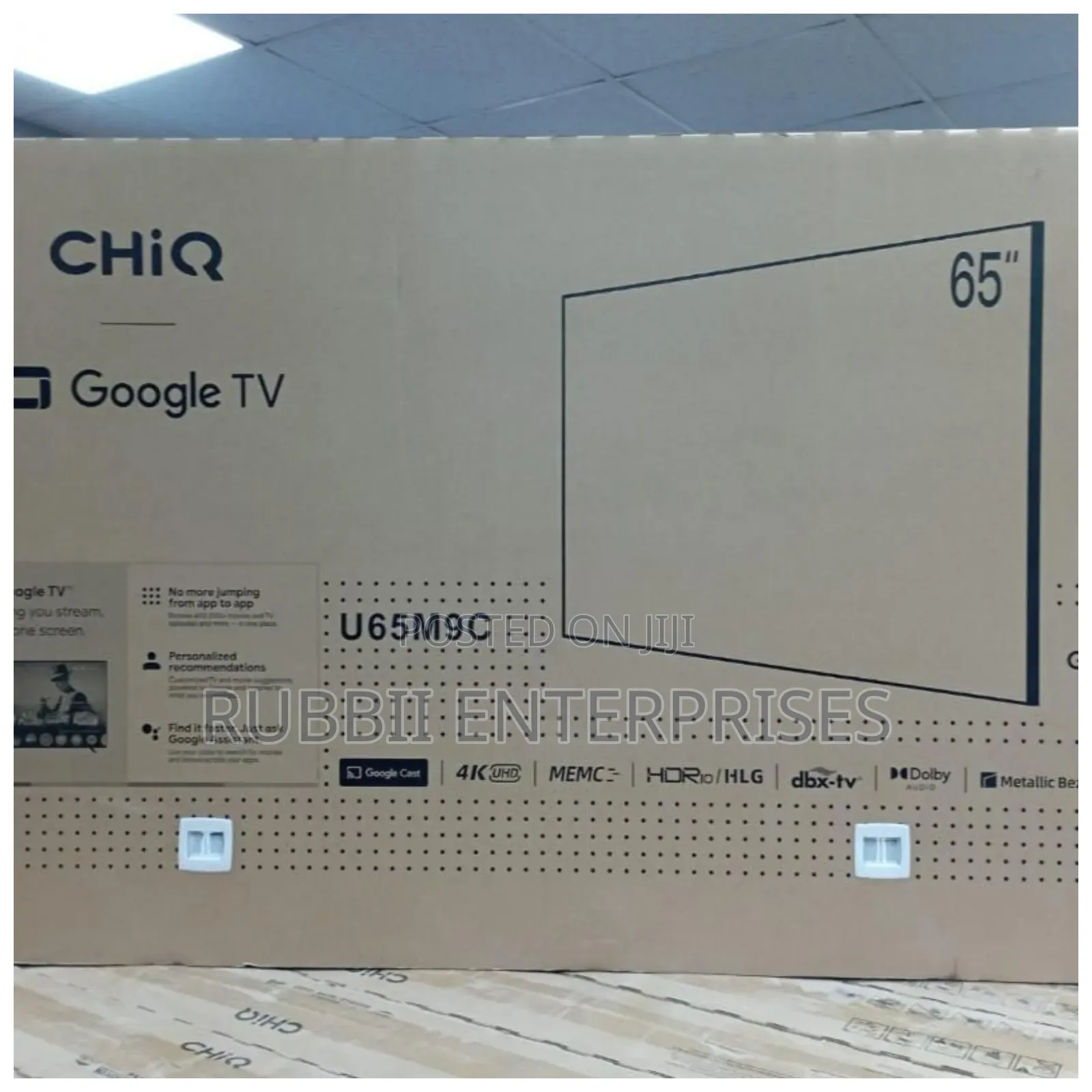 Chiq 65-Inch Google Tv (Model U65m9c).