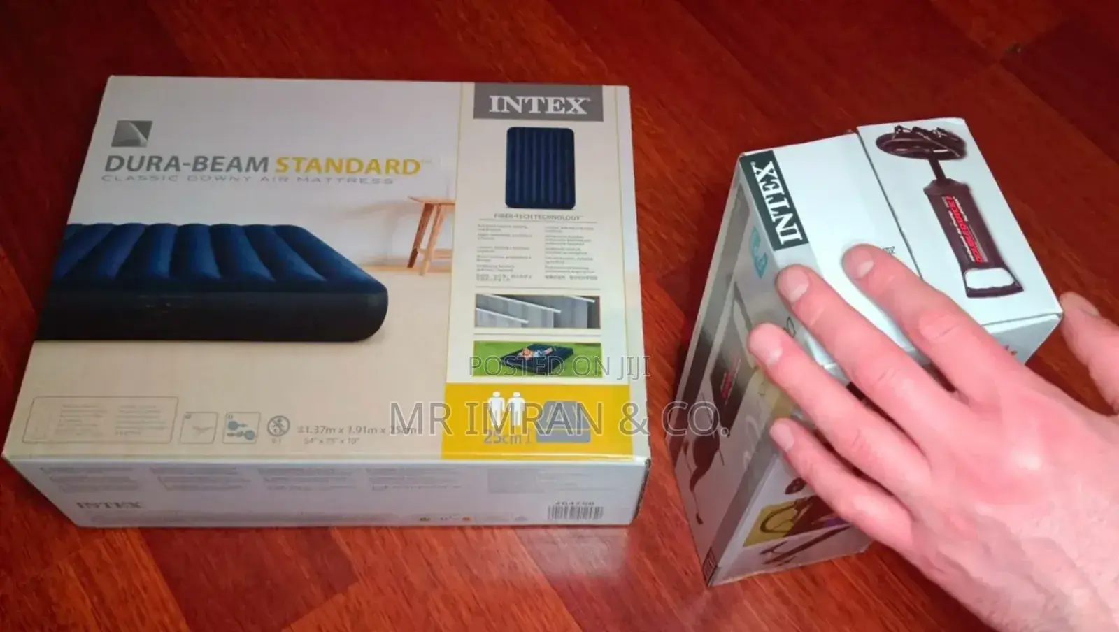 5*6 Intex Dura-Beam Standard Classic Downy Air Mattress.