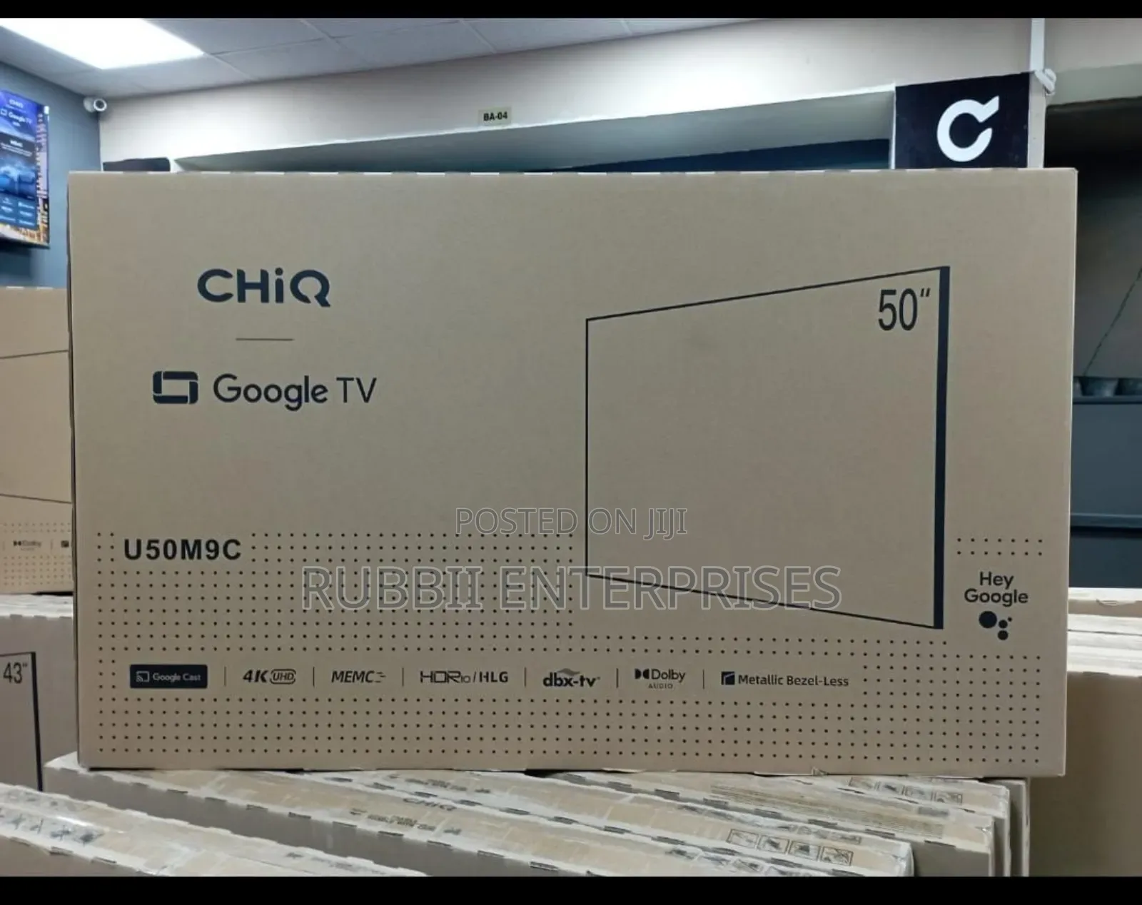 50-Inch Chiq U50m9c Google Smart Tv.