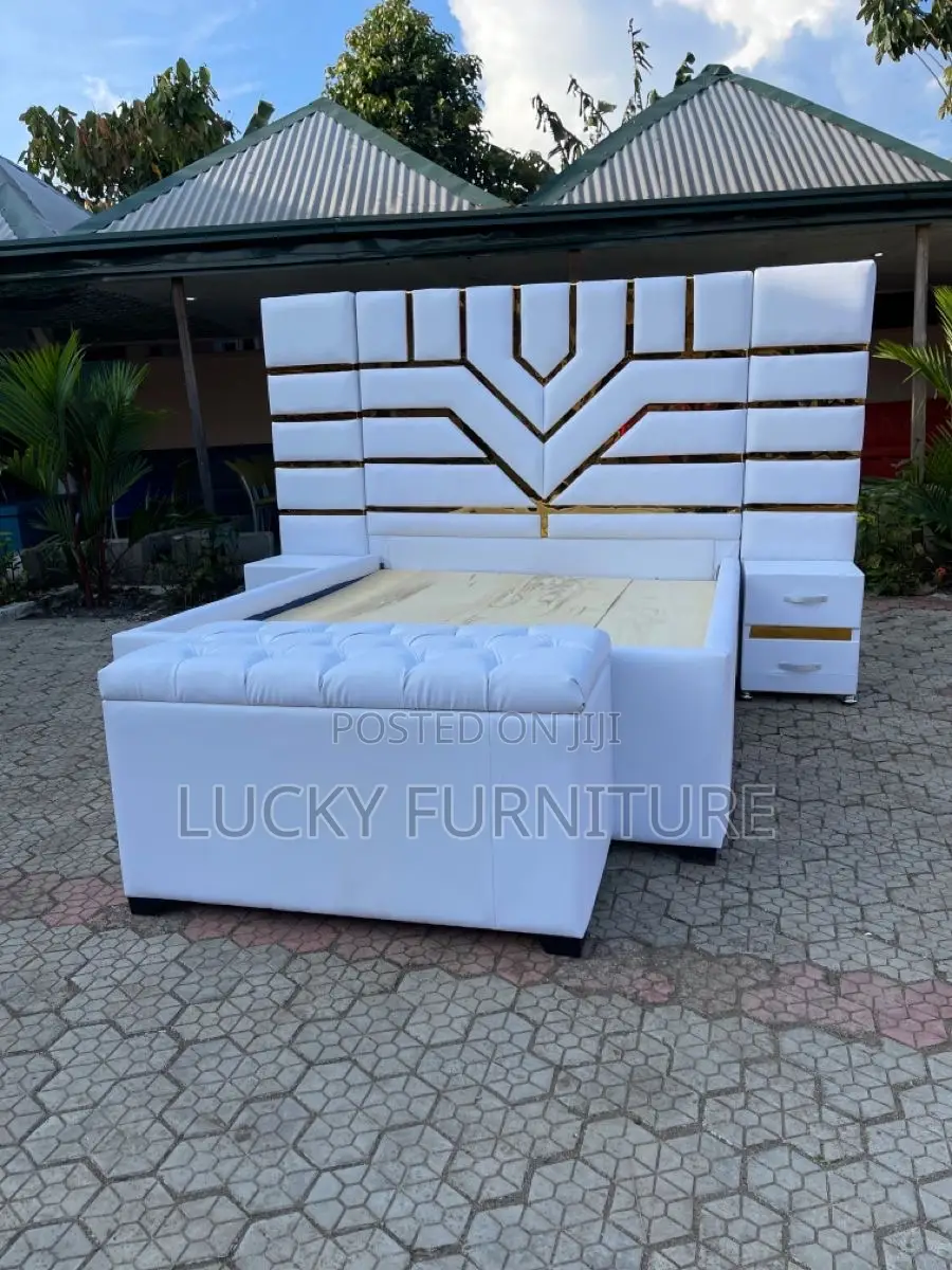 White Five by Six Bed