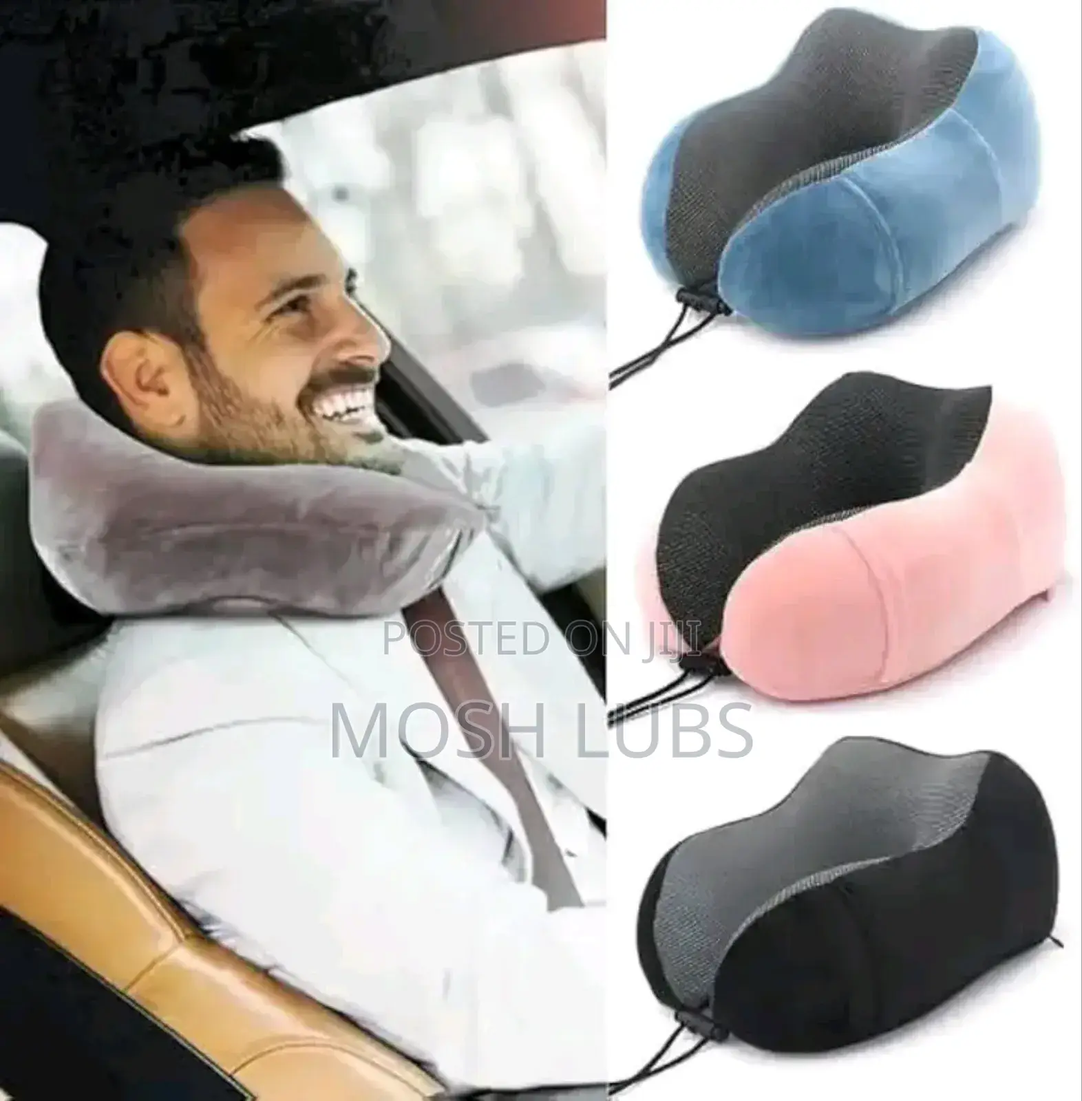 A 100% Memory Foam Flight Pillows