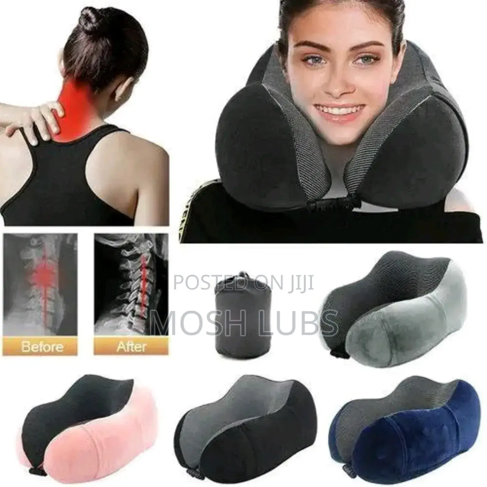 A 100% Memory Foam Flight Pillows