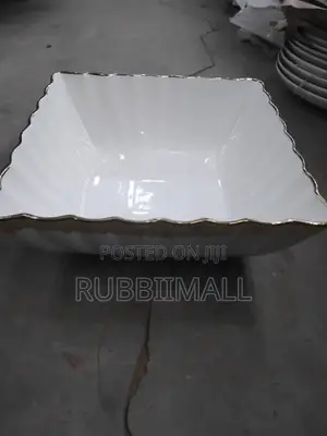 White Porcelain Serving Bowl