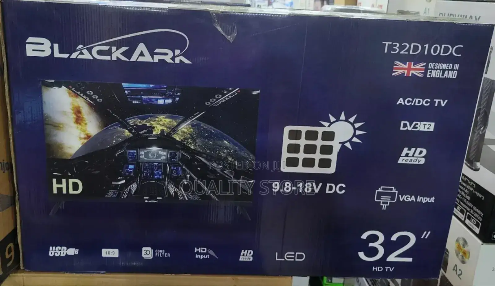 Black Ark 32-Inch Digital Tv