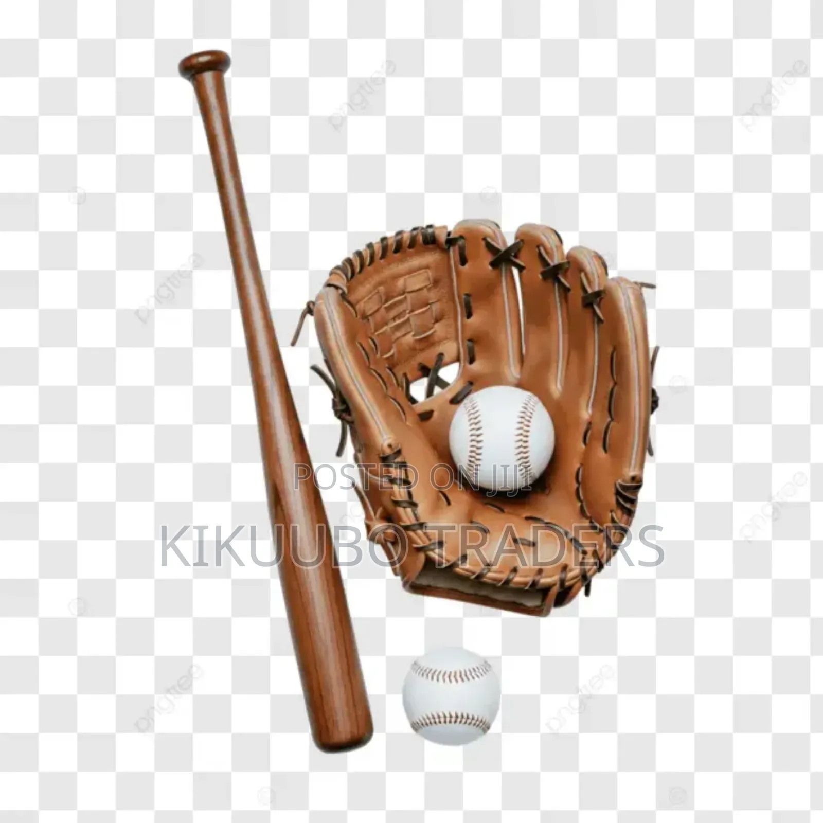 Baseball Cake Topper, Light Brown Mini Dollhouse Glove and Ball Set