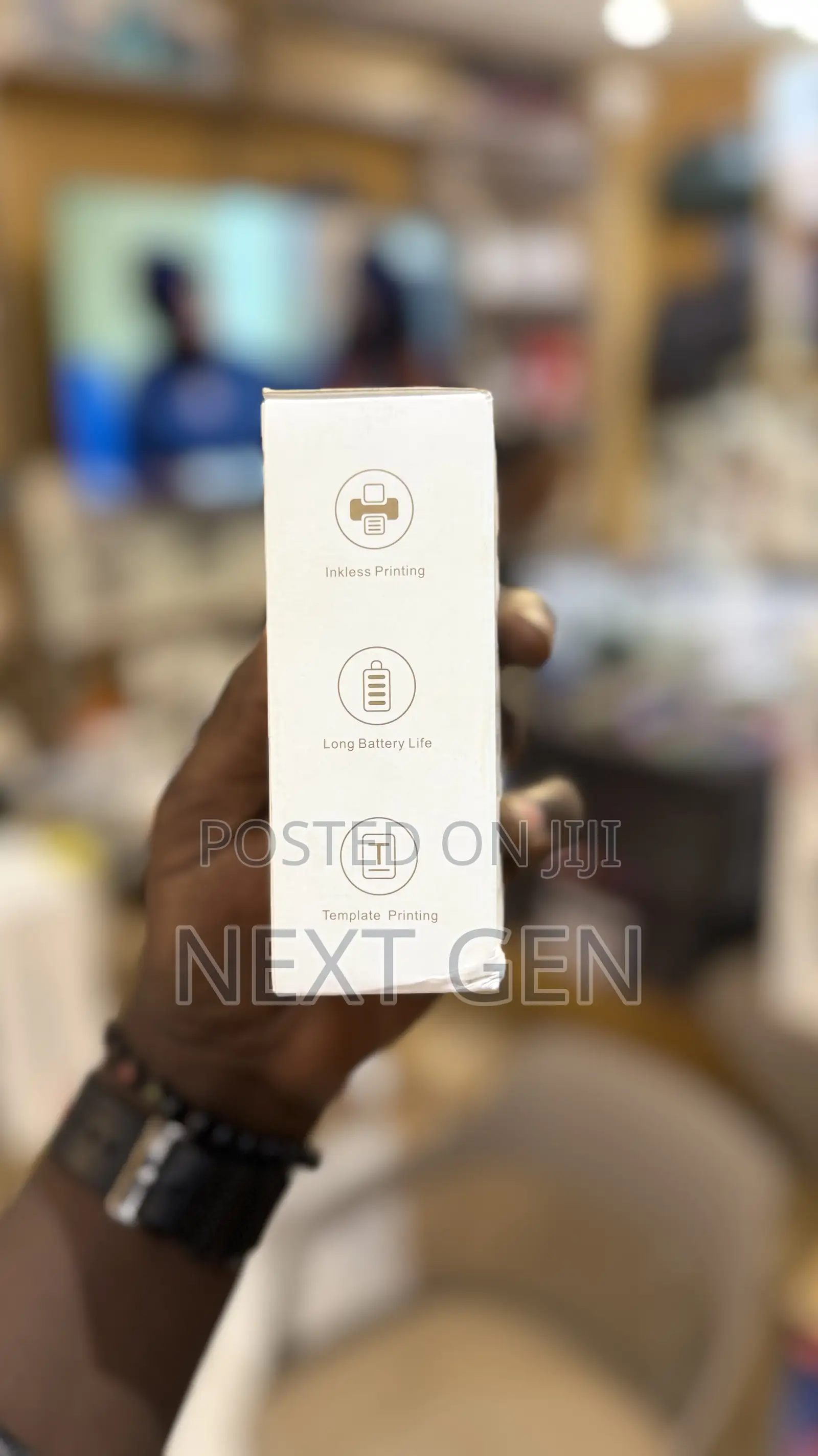 Portable Mini Printer With Bluetooth Instant Printing