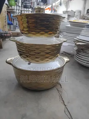 Serving Dishes 3pc ~ Gold Coated