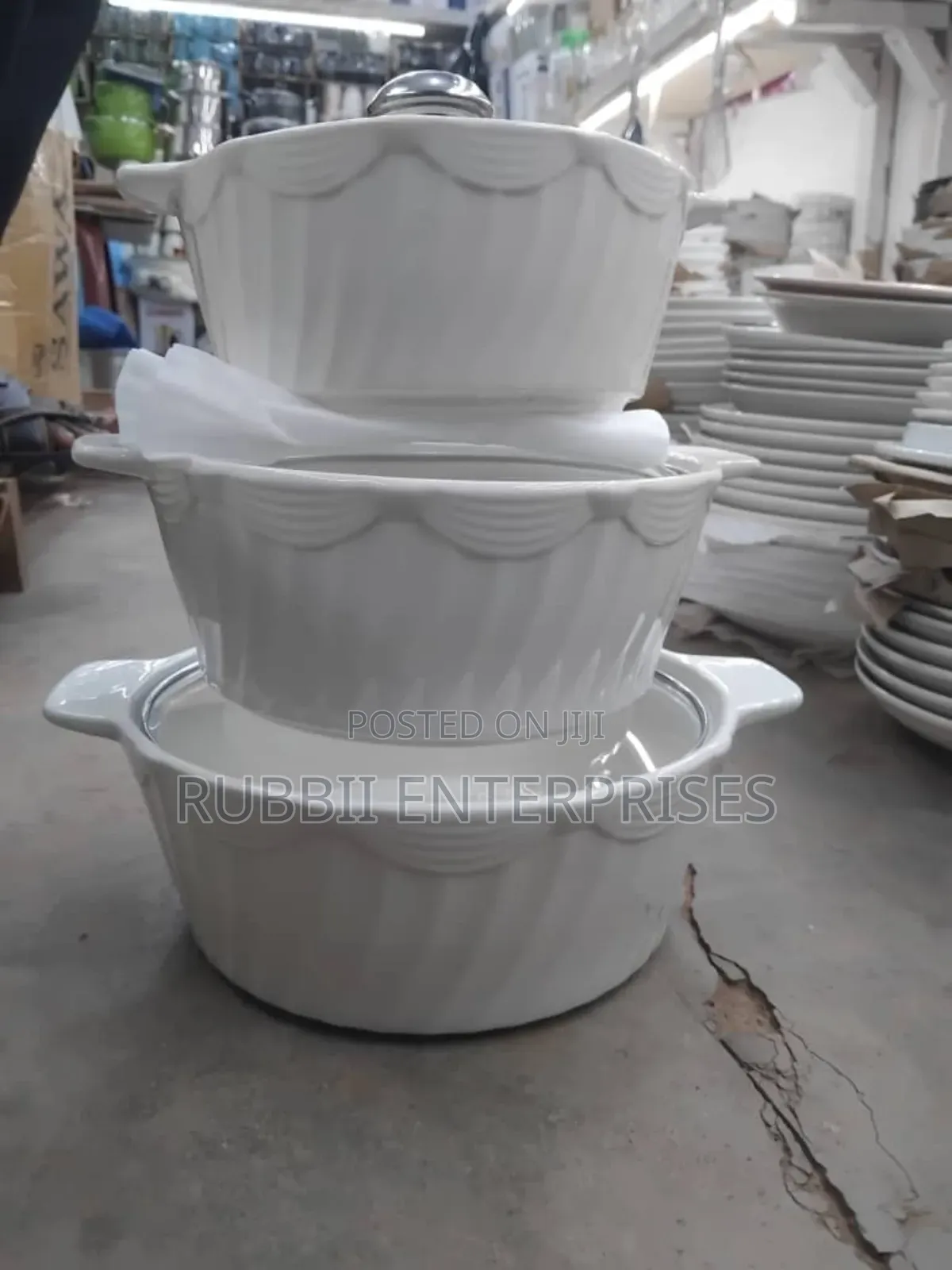 Serving Dishes 3pc ~ Wave Design