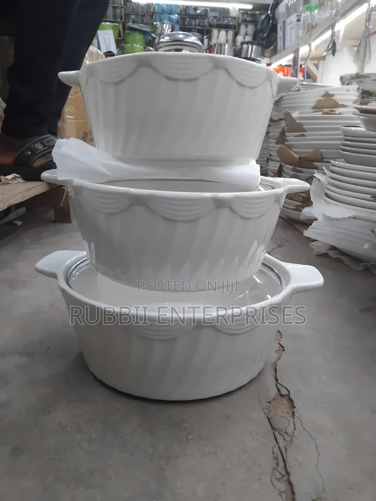 Serving Dishes 3pc ~ Wave Design