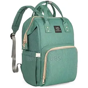Diaper Bag/Nappy Changing Bag With A Multifunctional Travel Basinet