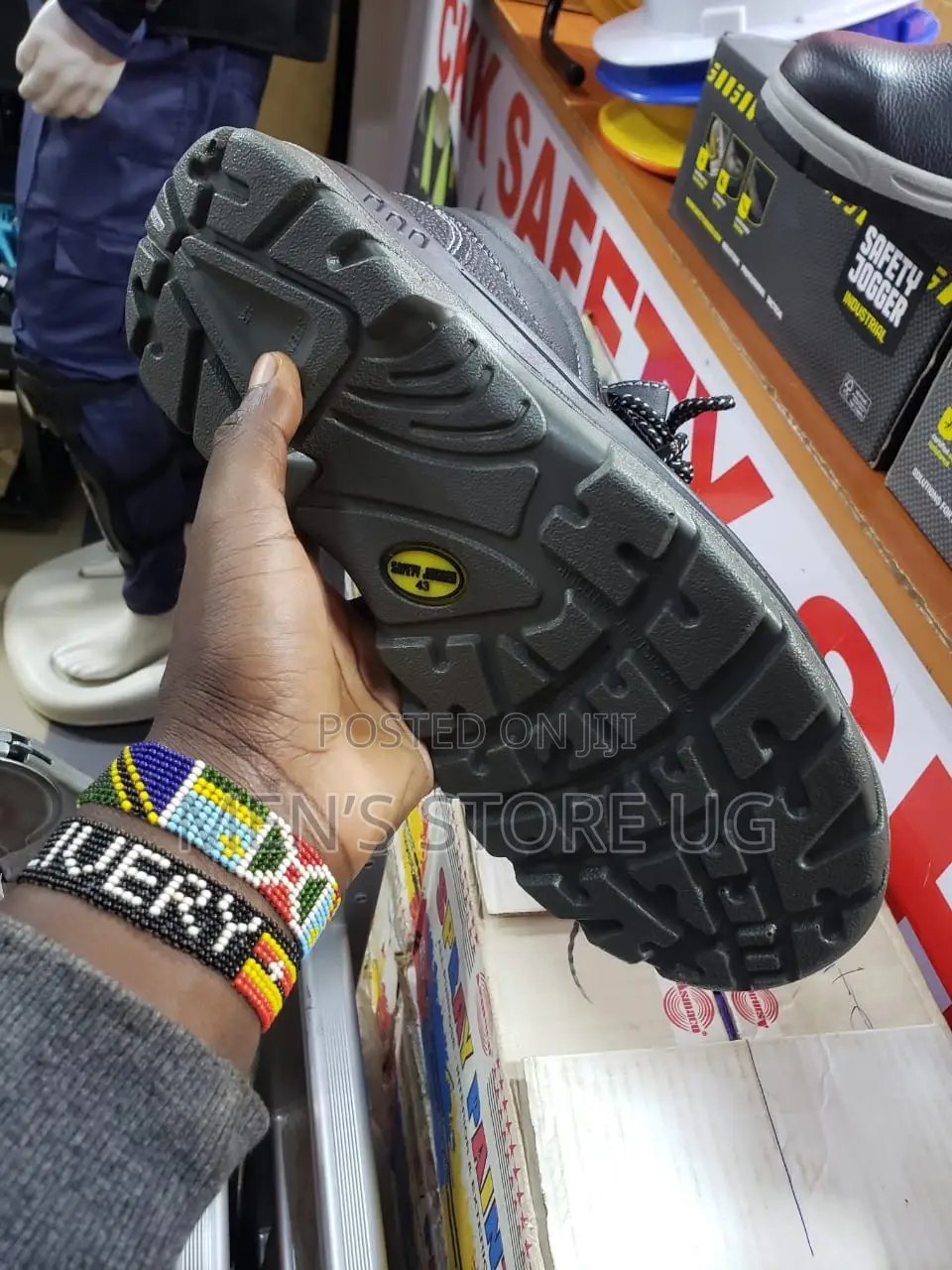 Safety Joggers Authentic Safety Boots in Coffe and Black