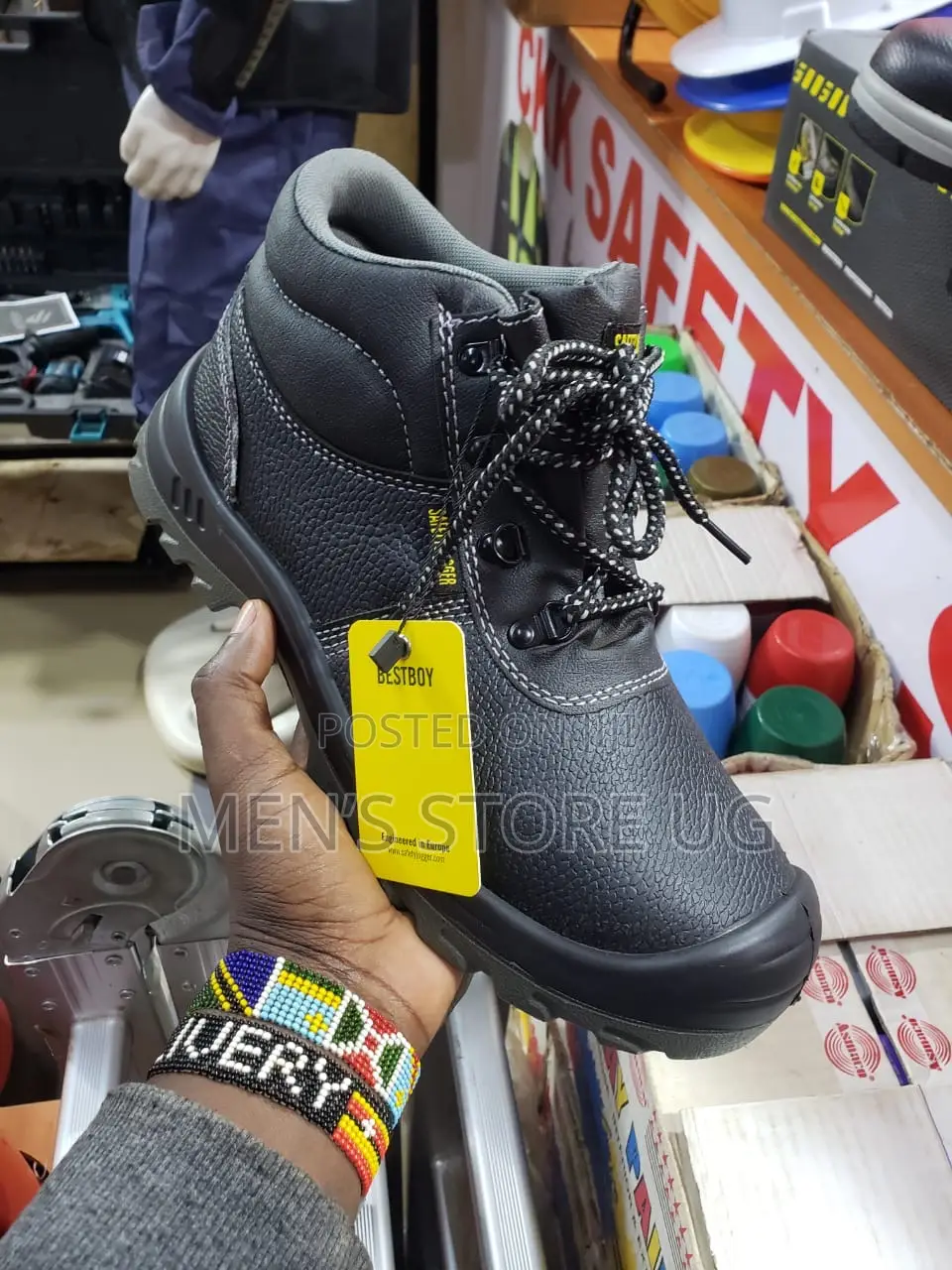 Safety Joggers Authentic Safety Boots in Coffe and Black