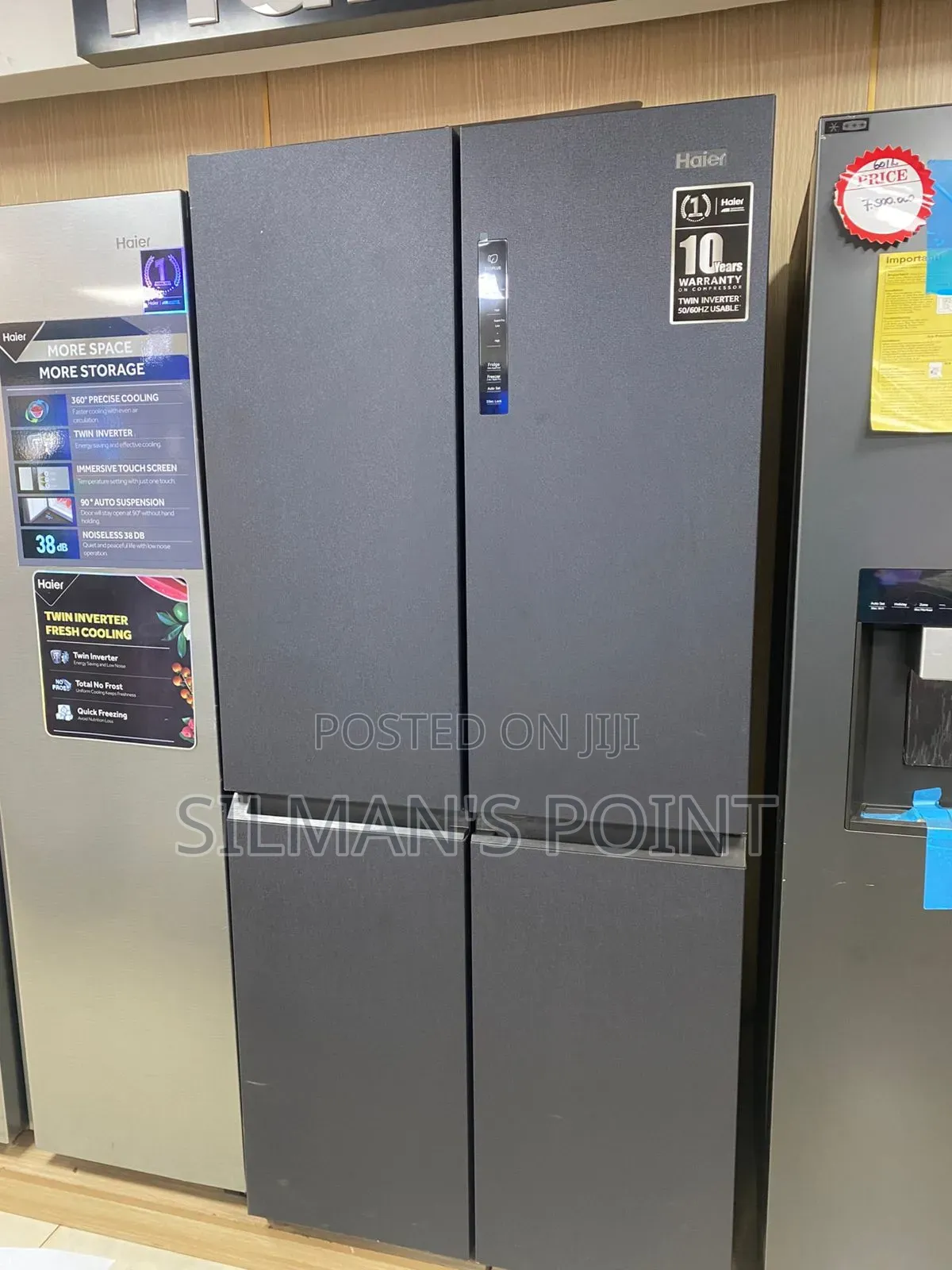 Haier 700 Litres Side by Side Fridge