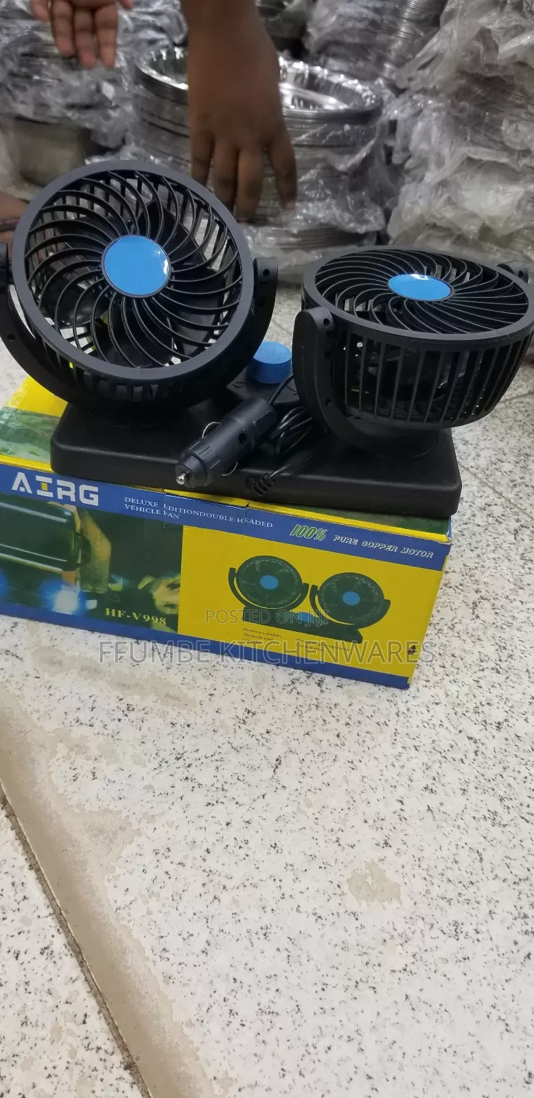 Car Fan or Vehicle Air Cooler