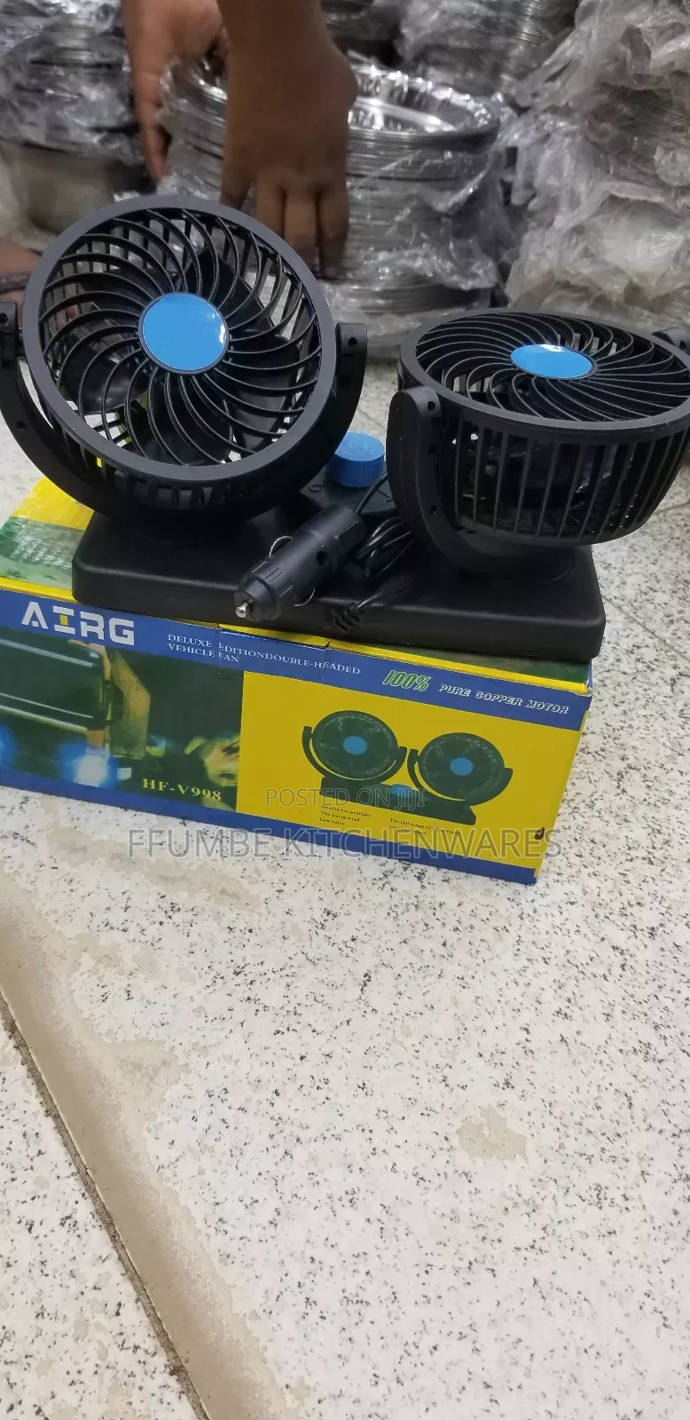 Car Fan or Vehicle Air Cooler