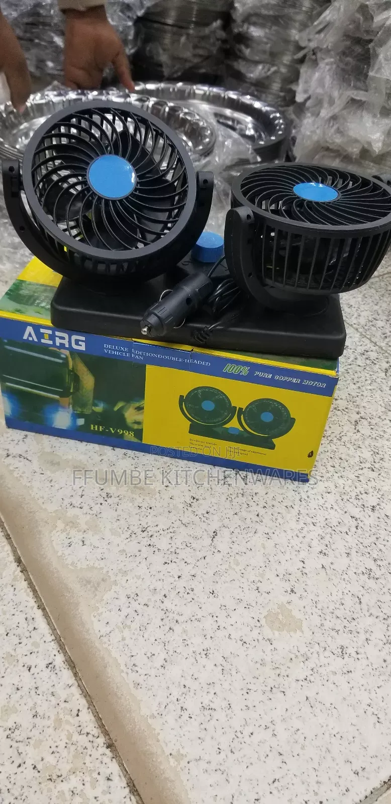 Car Fan or Vehicle Air Cooler