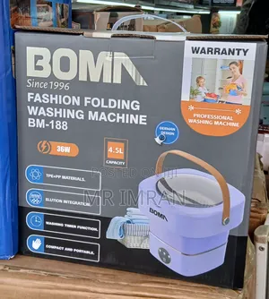 Boma Bm-188 Is a Compact, Foldable Washing Machine