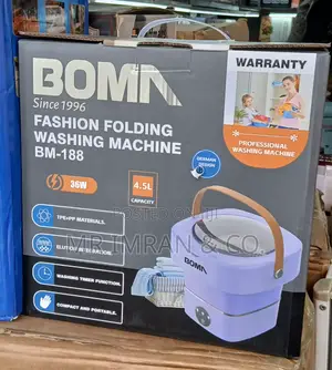 Boma Bm-188 Is a Compact, Foldable Washing Machine