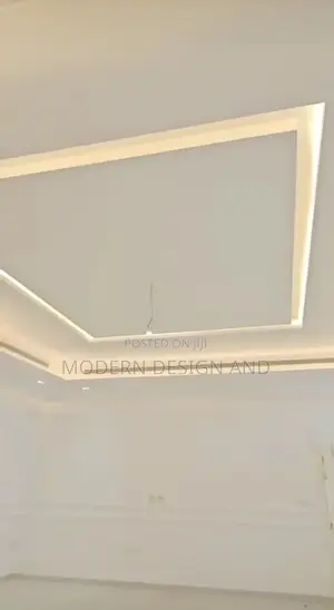 Gypsum Ceiling Livingroom Makindye House