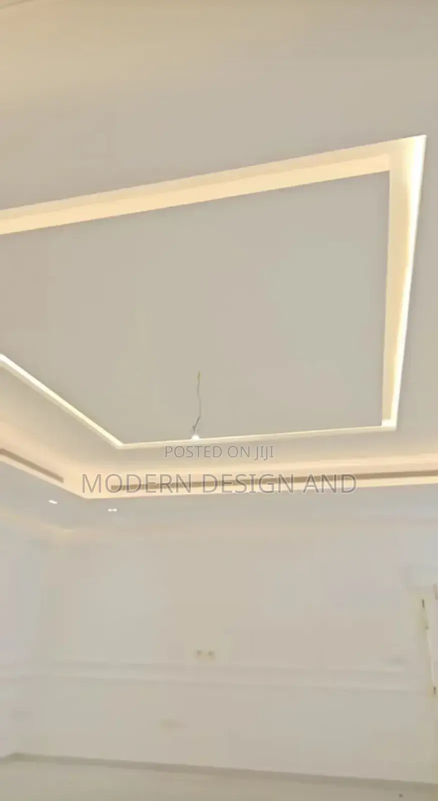 Gypsum Ceiling Livingroom Makindye House