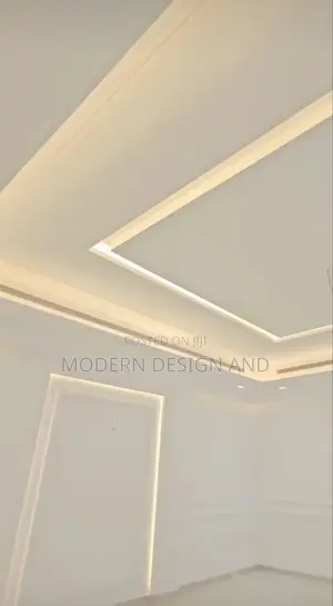 Gypsum Ceiling Livingroom Makindye House