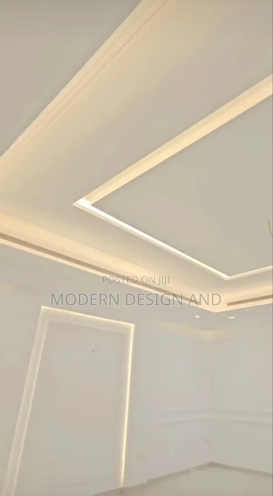 Gypsum Ceiling Livingroom Makindye House