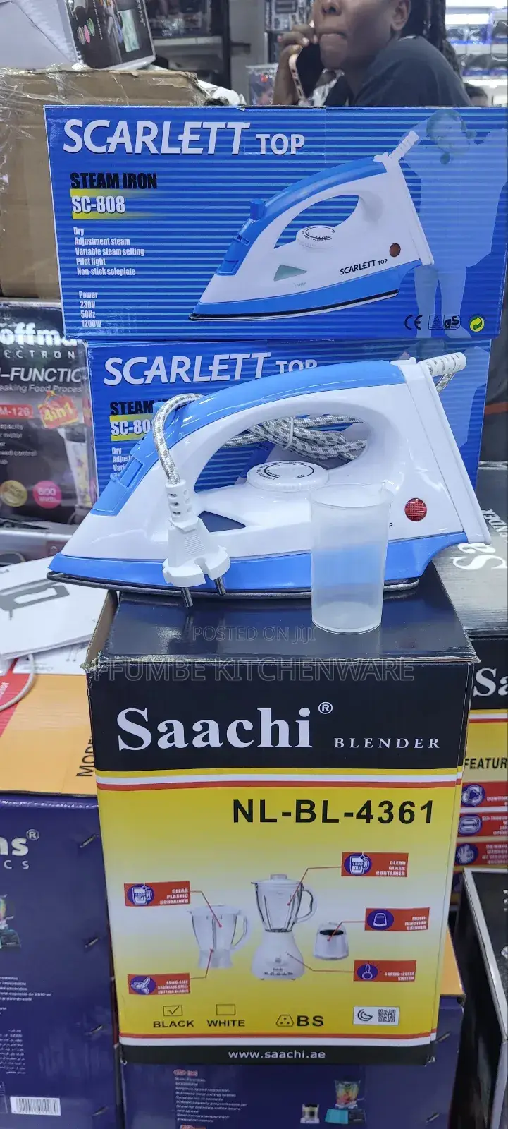 Steam Iron Scarlet