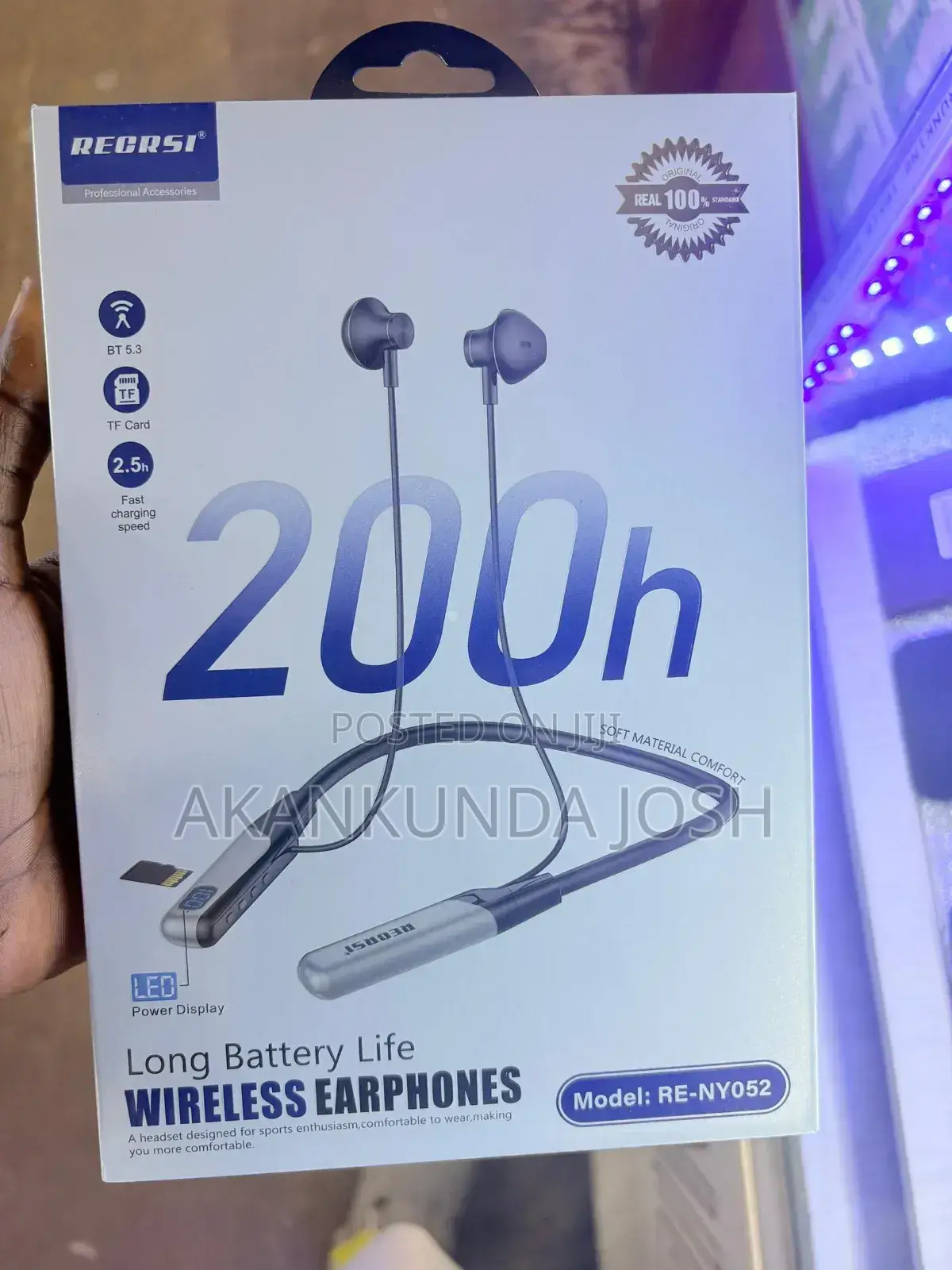 Recrsi Re-Ny052 Wireless Neckbands