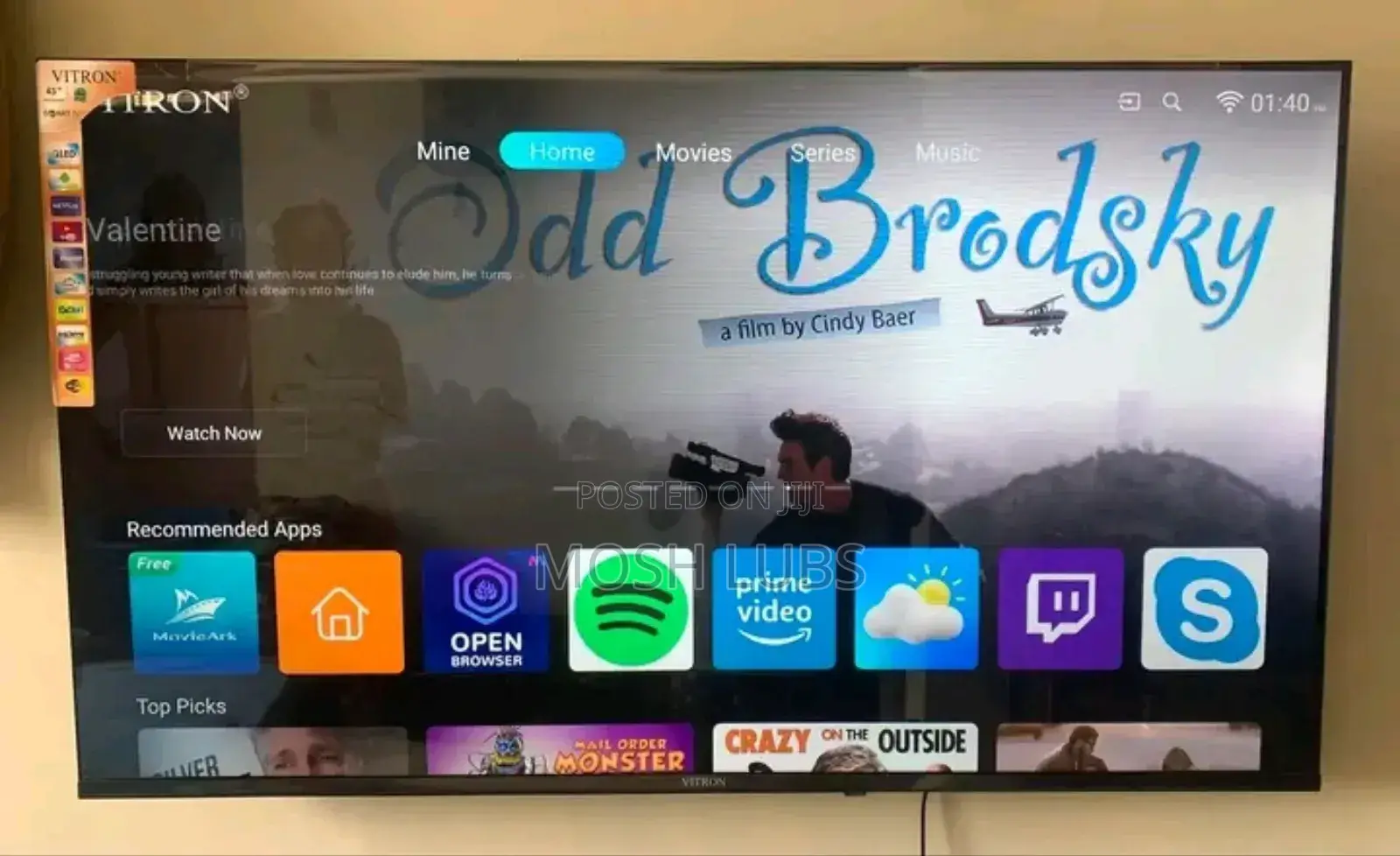14 Inch Led Flat Screen Tv With an Inbuilt Decorder