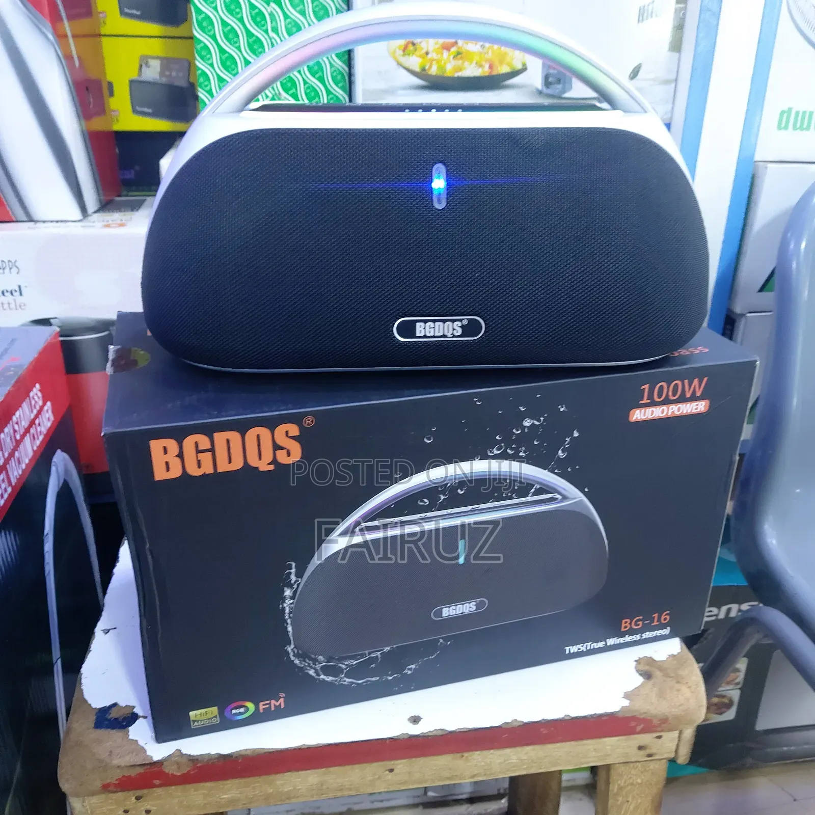 100w Bg-16 Bluetooth Wireless Portable Speaker